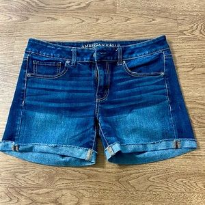 American Eagle Denim Midi Shorts